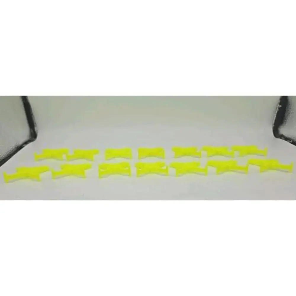 14 Knex Yellow Connectors Cross Tie Roller Coaster Track Part K'nex 91432 Lot